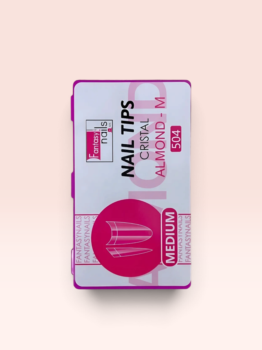 Tips Cristal Almond Medium 504 pzas